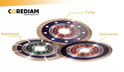 Tres tipos de diamantes de la cuchilla de sierra de diamante