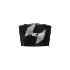 Placa de molienda de diamantes con espesor de segmento de 12 mm para molienda de concreto