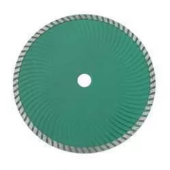 Coda de diamante turbo prensada en caliente de 230 mm con núcleo de onda