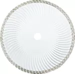Coda de diamante turbo prensada en caliente de 230 mm con núcleo de onda