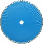 Coda de diamante turbo prensada en caliente de 230 mm con núcleo de onda