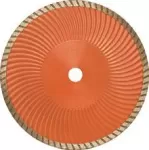 Coda de diamante turbo prensada en caliente de 230 mm con núcleo de onda
