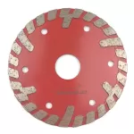Cuchilla turbo diamante prensada en caliente de 125 mm
