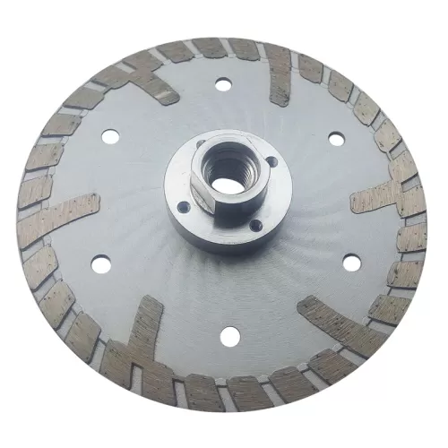 Clava de diamantes turbo prensada en caliente de 125 mm