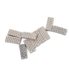 Segmento de diamantes de hoyuelos con larga perforación de vida útil