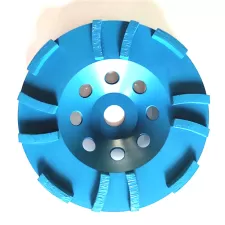 Rueda de turbo de diamantes soldados