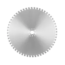 Hoja de sierra de pared soldada láser de 1000 mm con segmento de patrón de matriz