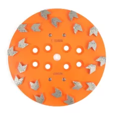 Segmento de flecha de 254 mm de disco de molienda de diamantes para molienda de concreto