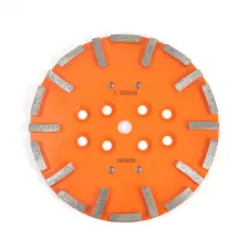 Disco abrasivo de diamante de 250 mm para hormigón pulido seco y húmedo