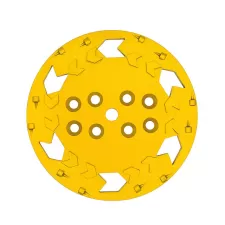 Disco abrasivo de diamante para eliminación de revestimiento con amoladora de piso