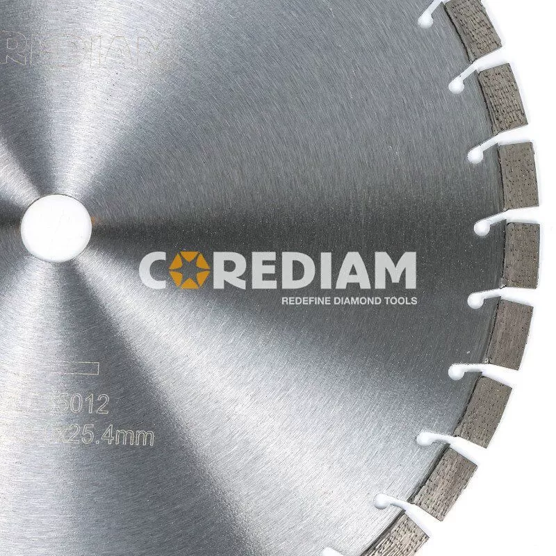 Laser Welded Array Pattern diamond blade for cutting reinforced concrete